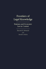 Frontiers of Legal Knowledge jacket