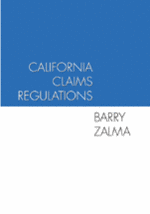 California Claims Regulations jacket