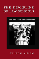 The Discipline of Law Schools jacket