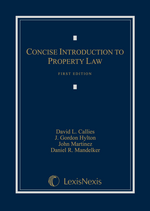 Concise Introduction to Property Law jacket