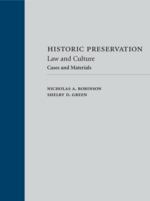 Historic Preservation: Law and Culture jacket
