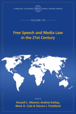 Free Speech and Media Law in the 21st Century jacket