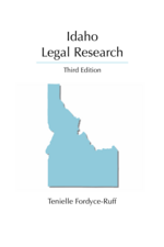 Idaho Legal Research jacket