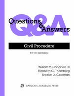 Questions & Answers: Civil Procedure jacket