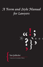A Form and Style Manual for Lawyers