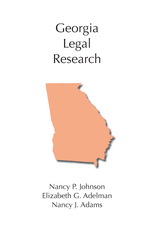 Georgia Legal Research jacket