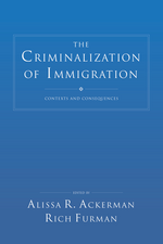 The Criminalization of Immigration jacket