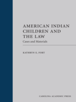 American Indian Children and the Law jacket